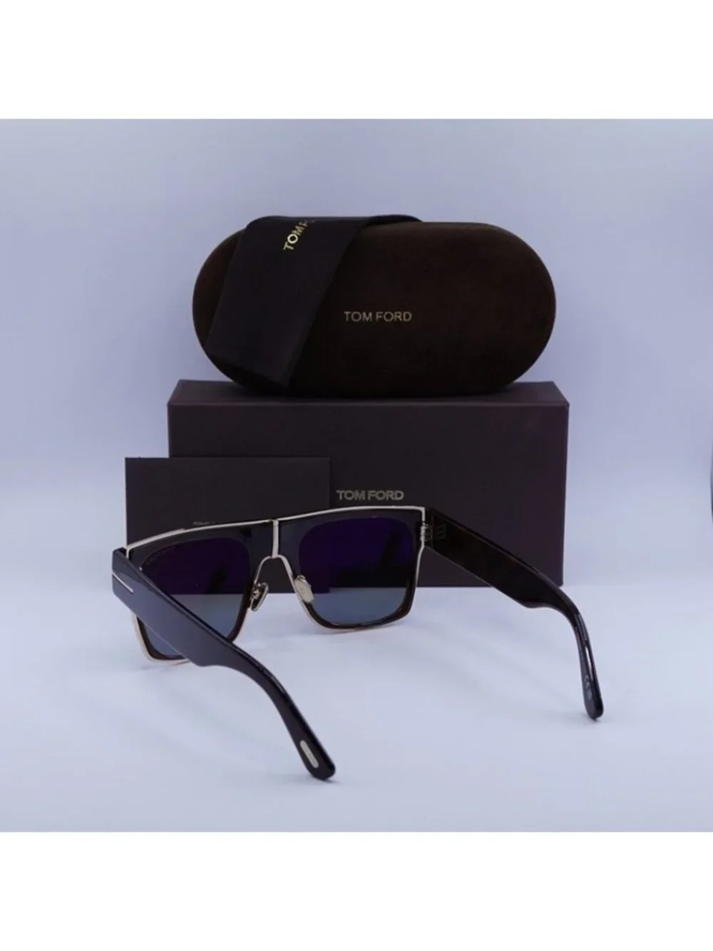 Tom Ford Edwin FT1073 48F Sunglasses Brown / Havana Square Frame, Brown Lenses